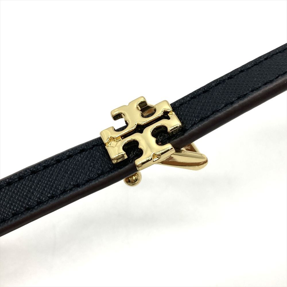 【美品✨】Tory Burch リバーシブル レザーベルト ブラック ブラウン トリーバーチ Tory Burch ロゴ リバーシブル ベルト レザー ブラック
