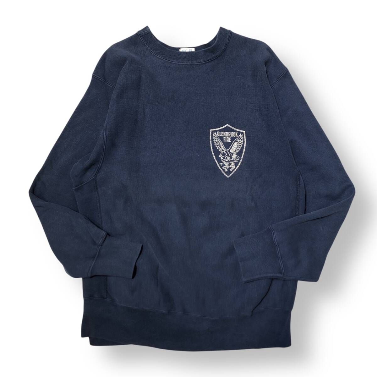 80s CHAMPION REVERSE WEAVE トリコタグ GLENBROOK FIRE USA製