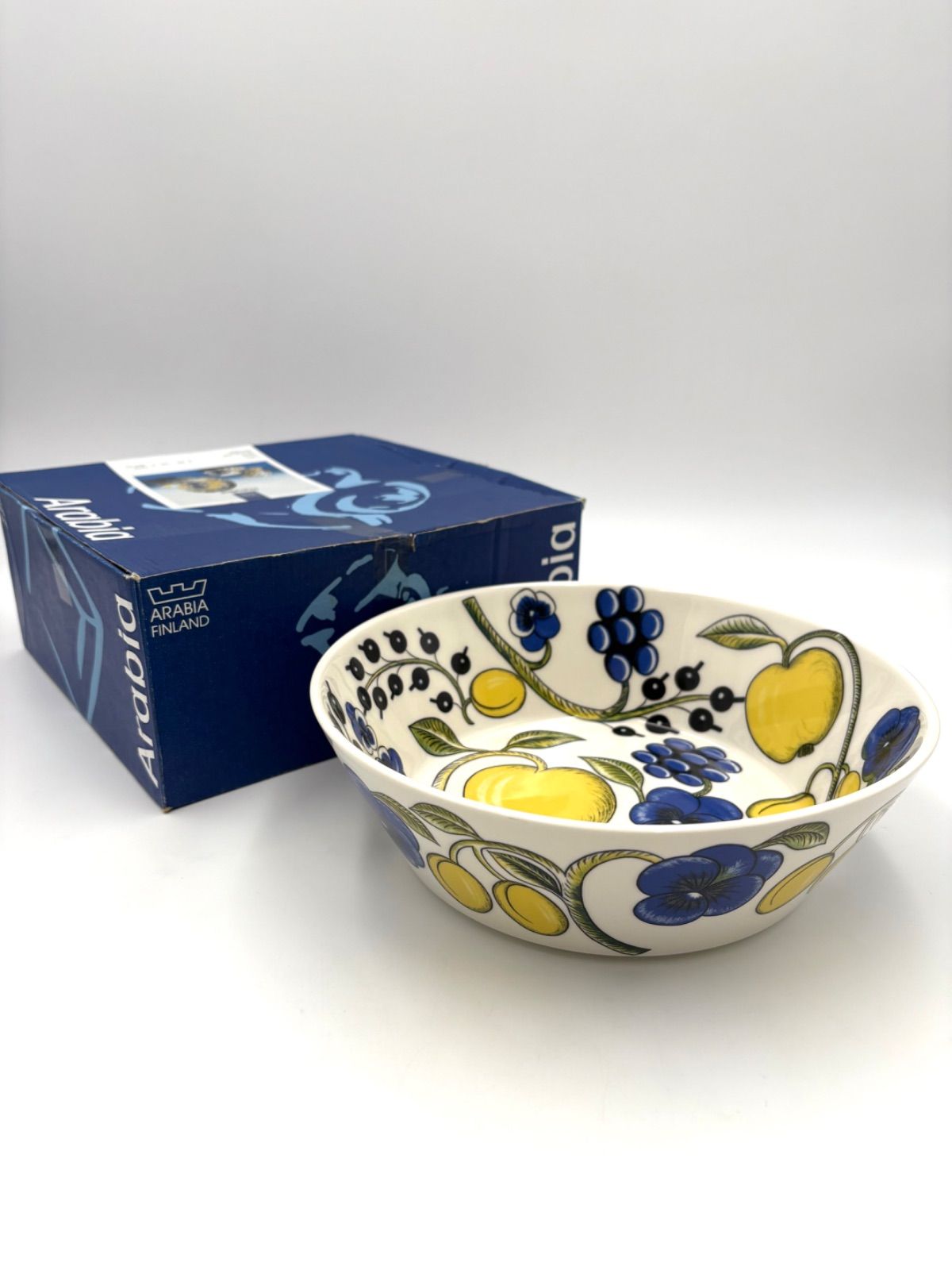 ARABIA アラビア パラティッシ イエロー ボウル 23cm 箱付き - メルカリ