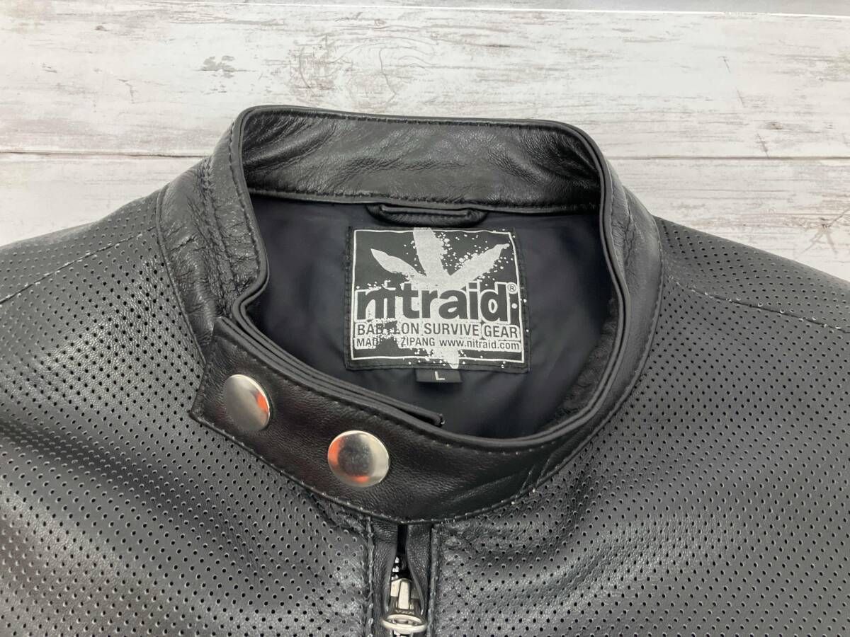 NITRAID ナイトレイド シングルライダース／NR005-HJ01／本革