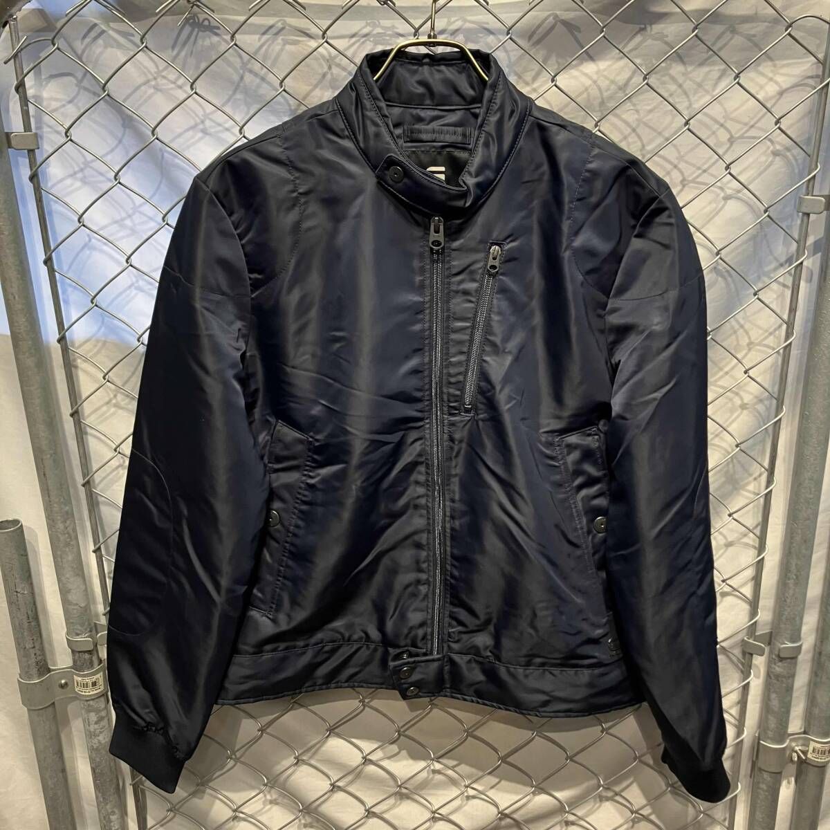 G-STAR RAW ナイロンジャケット サイズM ネイビー ジースターロウ 