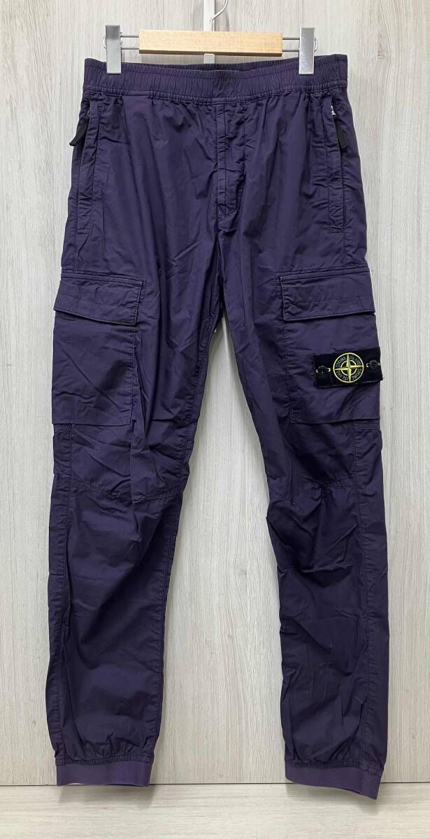 STONE ISLAN ストーンアイランド カーゴパンツ W30 パープル S～M相当