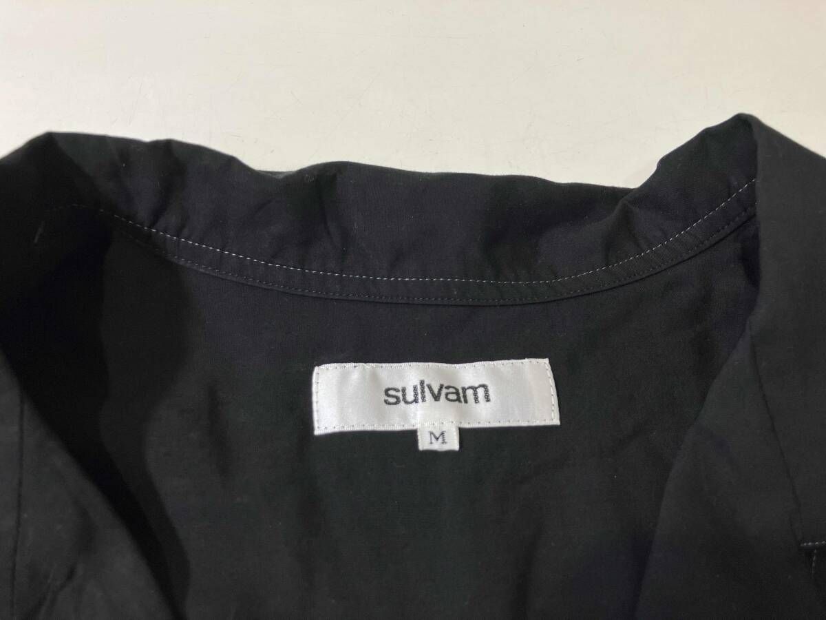 SULVAM サルバム SP-B07-010 長袖シャツ ブラック M - メルカリ
