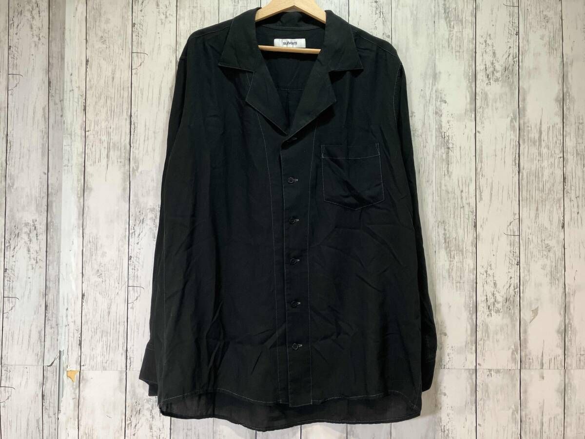 SULVAM サルバム SP-B07-010 長袖シャツ ブラック M - メルカリ
