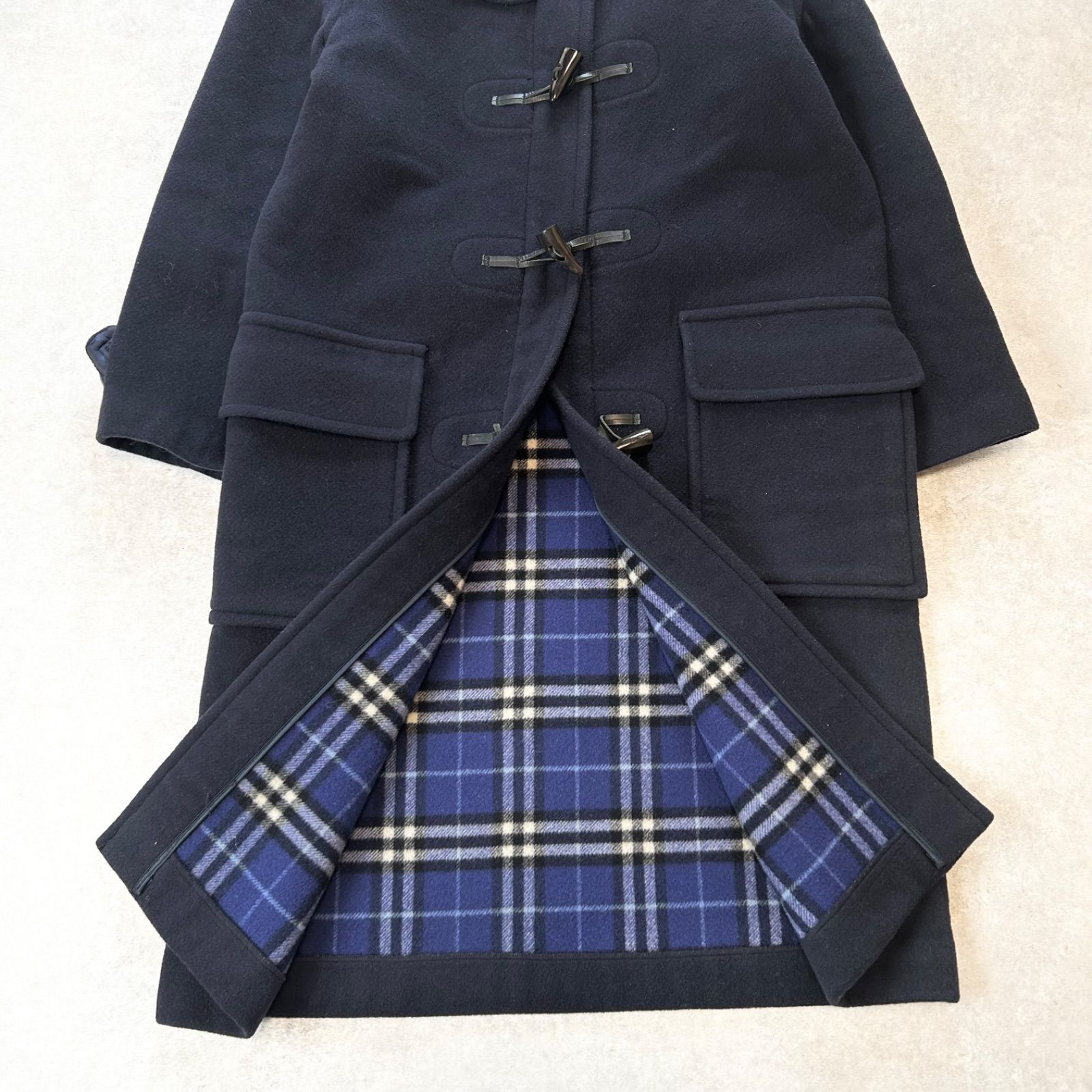 【希少】バーバリーロンドン ダッフルコート イングランド製 ネイビー 英国製 希少 BURBERRY LONDON バーバリーロンドン イングランド製 SPECIALITY
