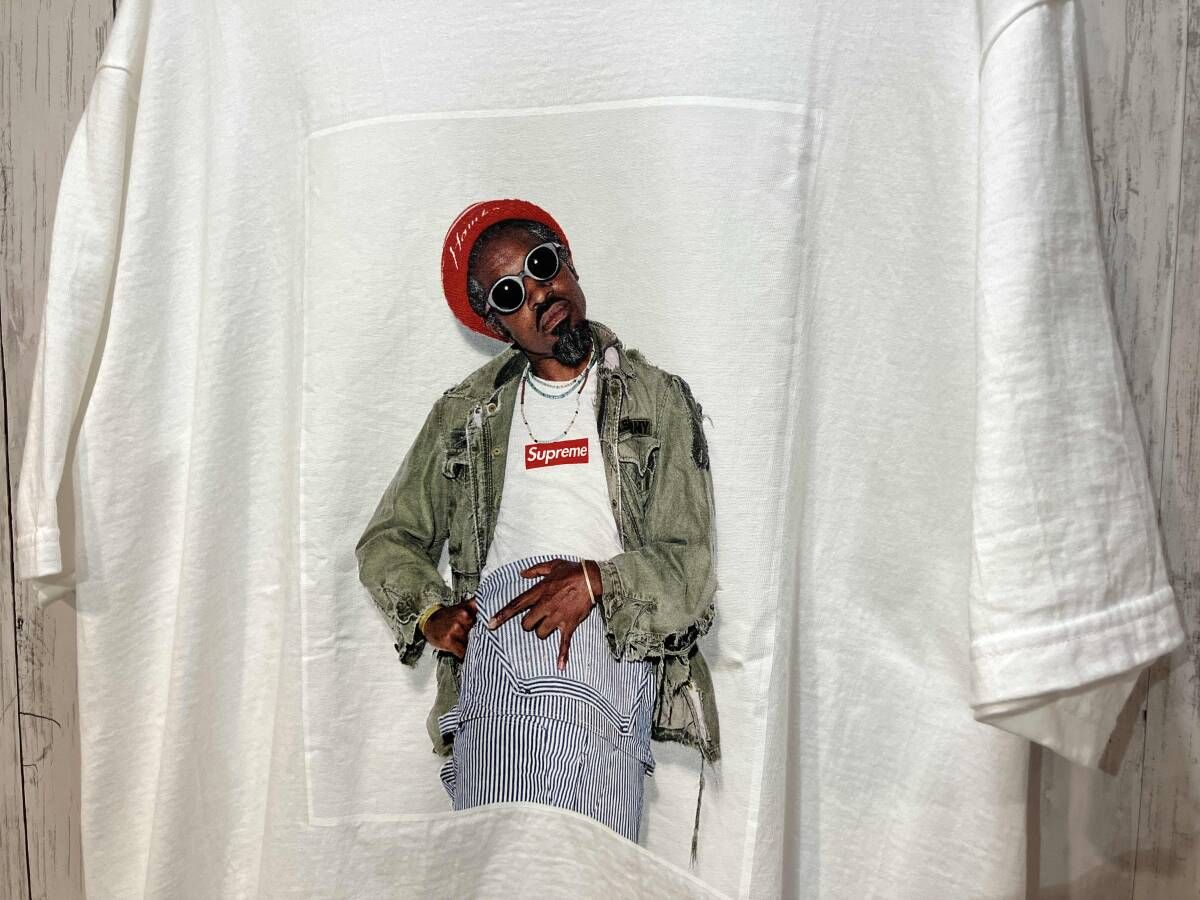 Supreme 22 AW Andre 3000 Tee アンドレ フォT ホワイト シュプリーム XLサイズ