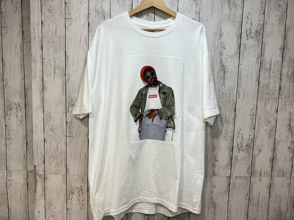 Supreme 22 AW Andre 3000 Tee アンドレ フォT ホワイト シュプリーム XLサイズ