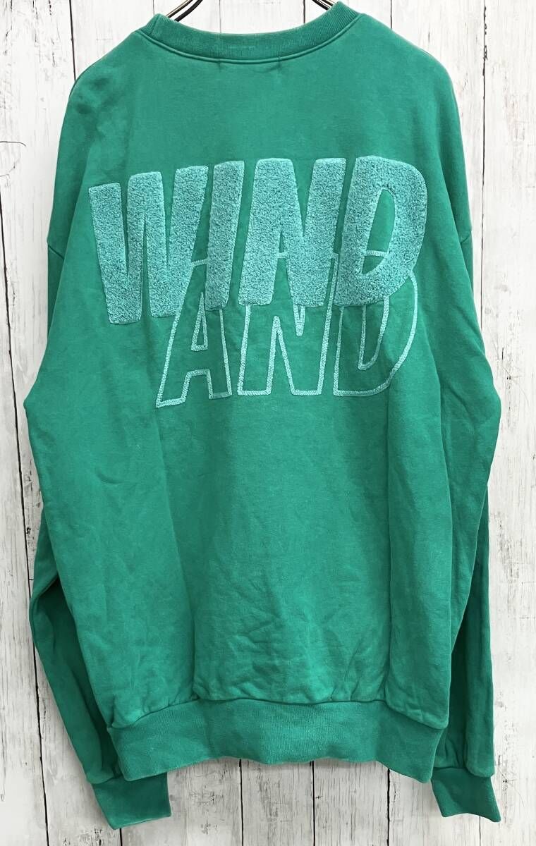 WIND AND SEA スウェット ウィンダンシー クルーネック 刺繍ロゴ