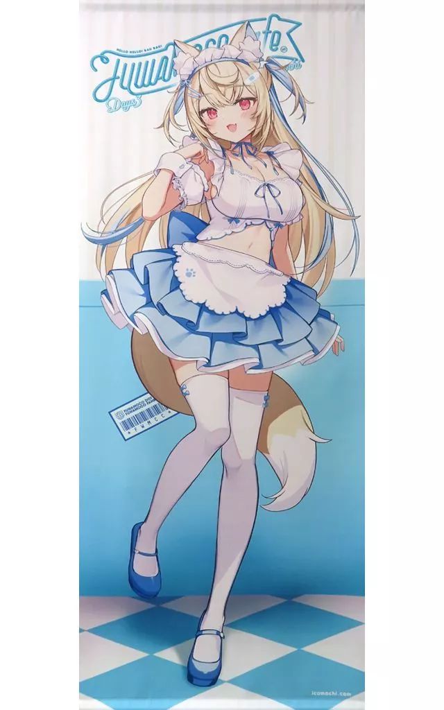 同人ポスター タペストリー カレンダー系 バーチャルYoutuber 等身大タペストリー フワワ アビスガード イコモチ C 105 Icomochi