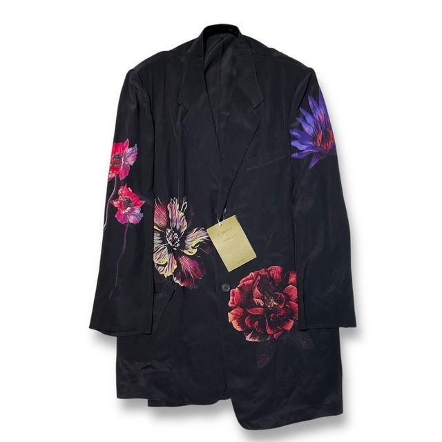 25ss YOHJI YAMAMOTO POUR HOMME FLOWER PRINT JACKET HP-J54-823