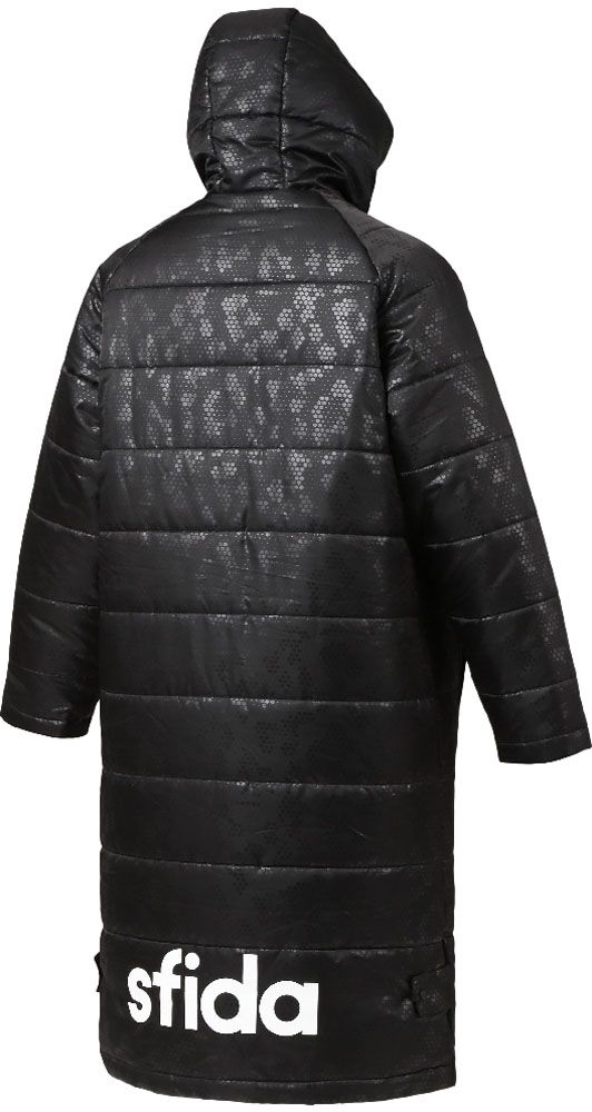 スフィーダ sfida フットサル BP パデッドロングコート SA21834 BLACK