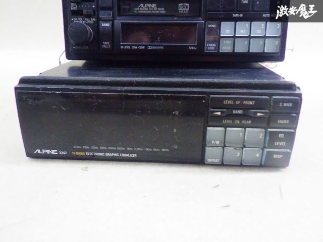 希少！ 当時物】ALPINE アルパイン カセットデッキ カセットプレイヤー