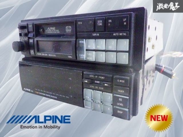 ALPINE アルパイン 7280J カセットデッキ カーオーディオ 現状品 希少！ 当時物】ALPINE アルパイン カセットデッキ カセットプレイヤー
