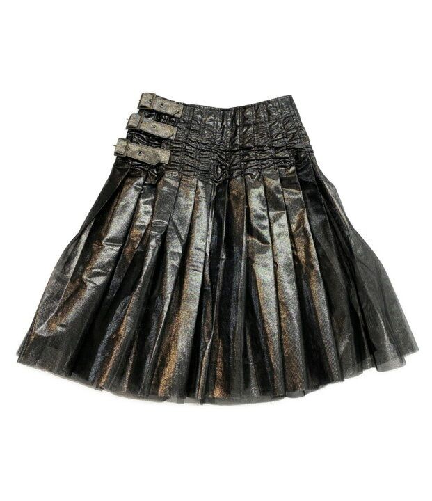 美品 ジュンヤワタナベ ベルテッドプリーツスカート 25SS JO-S003