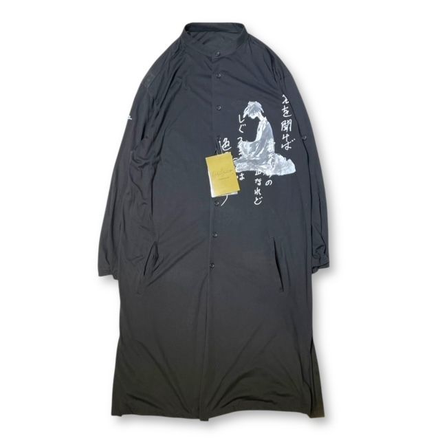 25 ss YOHJI POUR HOMME 長袖シャツ C Ny JERSEY B PRINT BLOUSE HP 96 605 1 02 ヨウジヤマモトプールオム