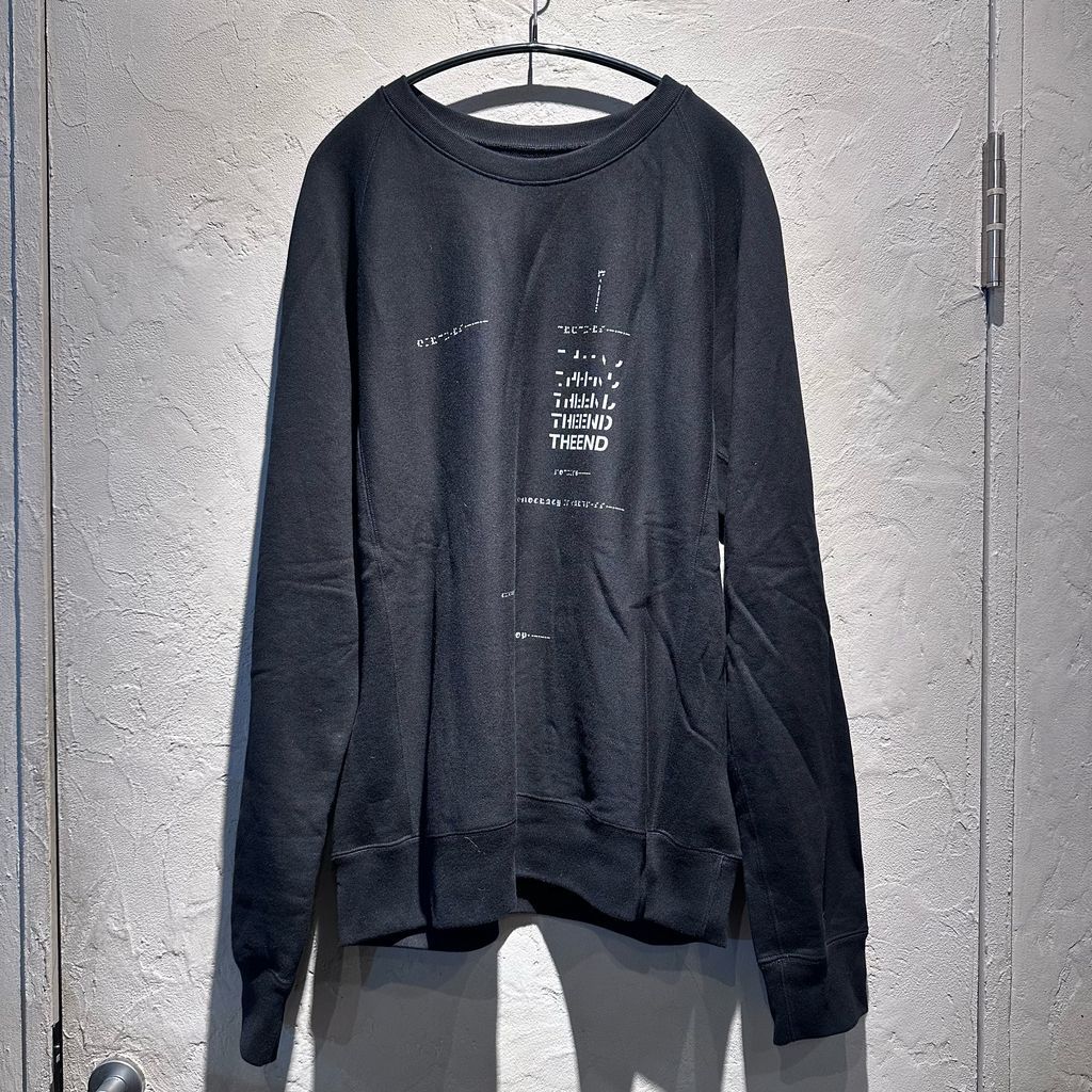 The Soloist. タカヒロミヤシタザソロイスト. O S CREW NECK SWEAT スウェット ブラック size 54 代官山A 12