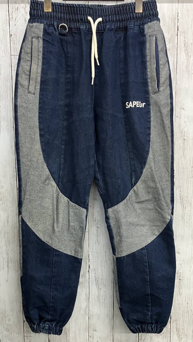 SAPEur デニムトラックパンツ サプール size M - メルカリ