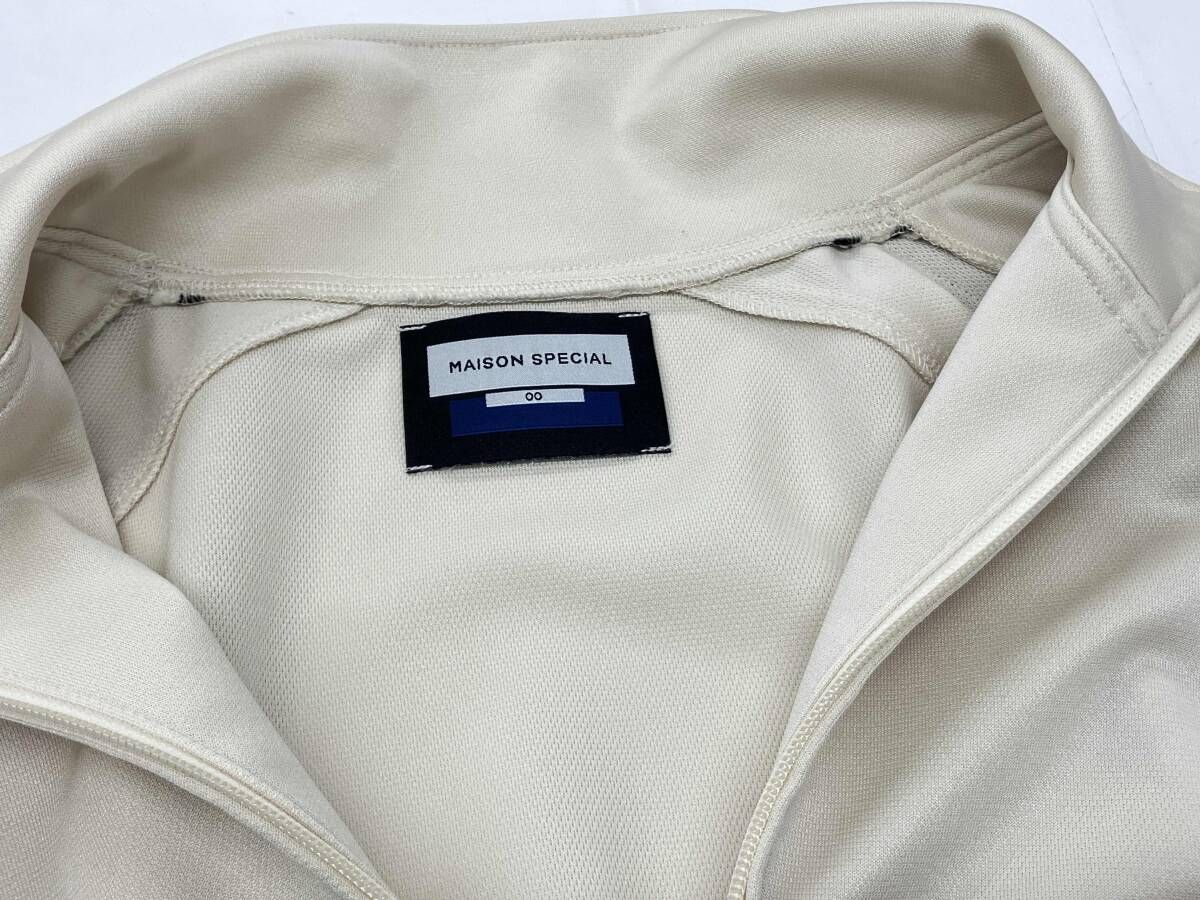 MAISON SPECIAL Prime-Over Crochet Line Track Jacket メゾン
