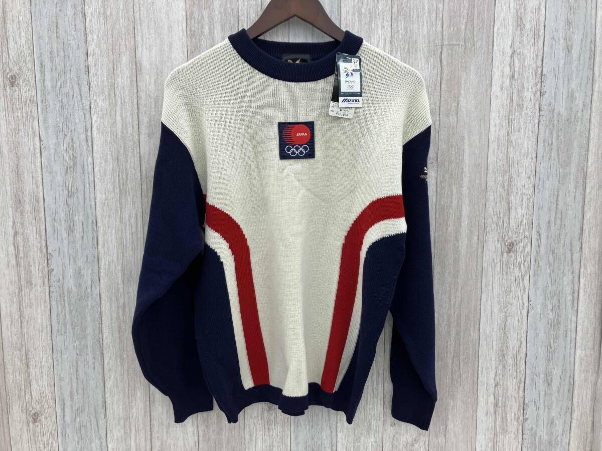 MIZUNO/長野オリンピック 1998/ニットプルオーバー/Sサイズ/メンズ