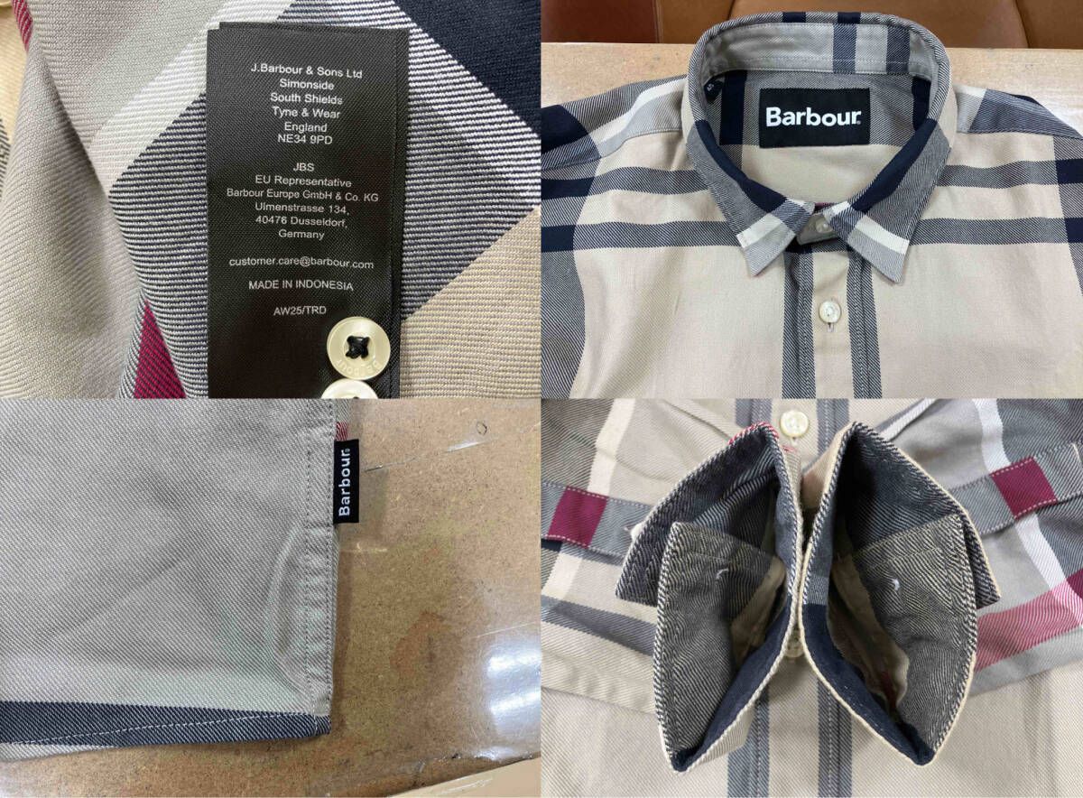 BARBOUR バブアー 長袖チェックシャツ チェックシャツ 先染めチェック