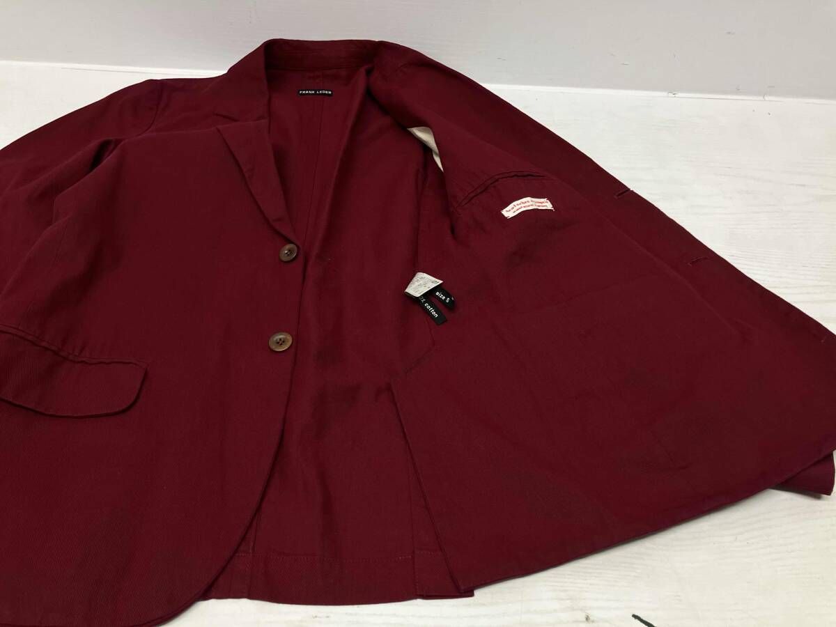 FRANK LEDER フランクリーダー テーラードジャケット ドイツ製 綿100
