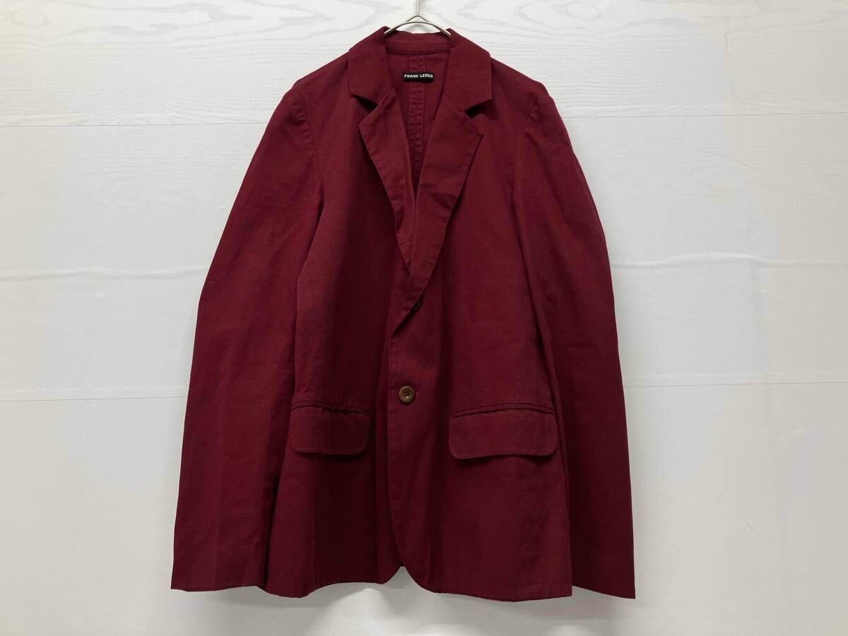 FRANK LEDER フランクリーダー テーラードジャケット ドイツ製 綿100
