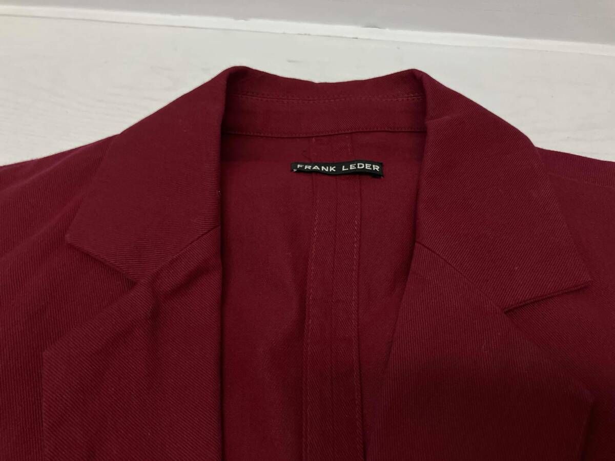 FRANK LEDER フランクリーダー テーラードジャケット ドイツ製 綿100