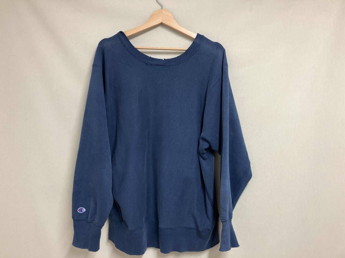 Champion チャンピオン リバースウィーブ 1980 s NOTRE DAME ネイビー カットオフ