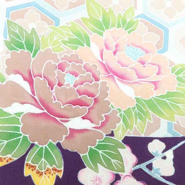 比翼仕立て 牡丹や梅