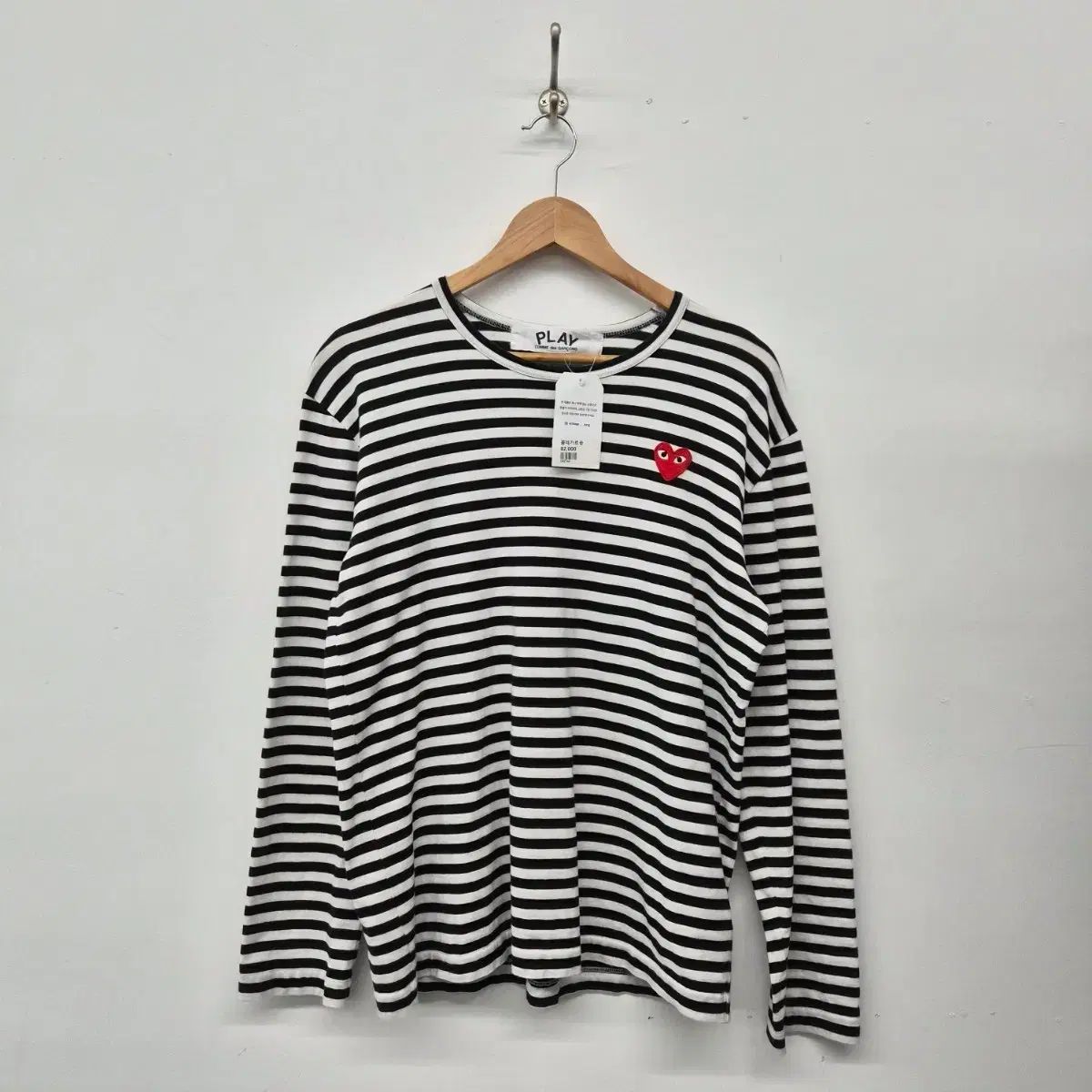 COMME des GARCONS コム・デ・ギャルソン ストライプ 長袖Tシャツ