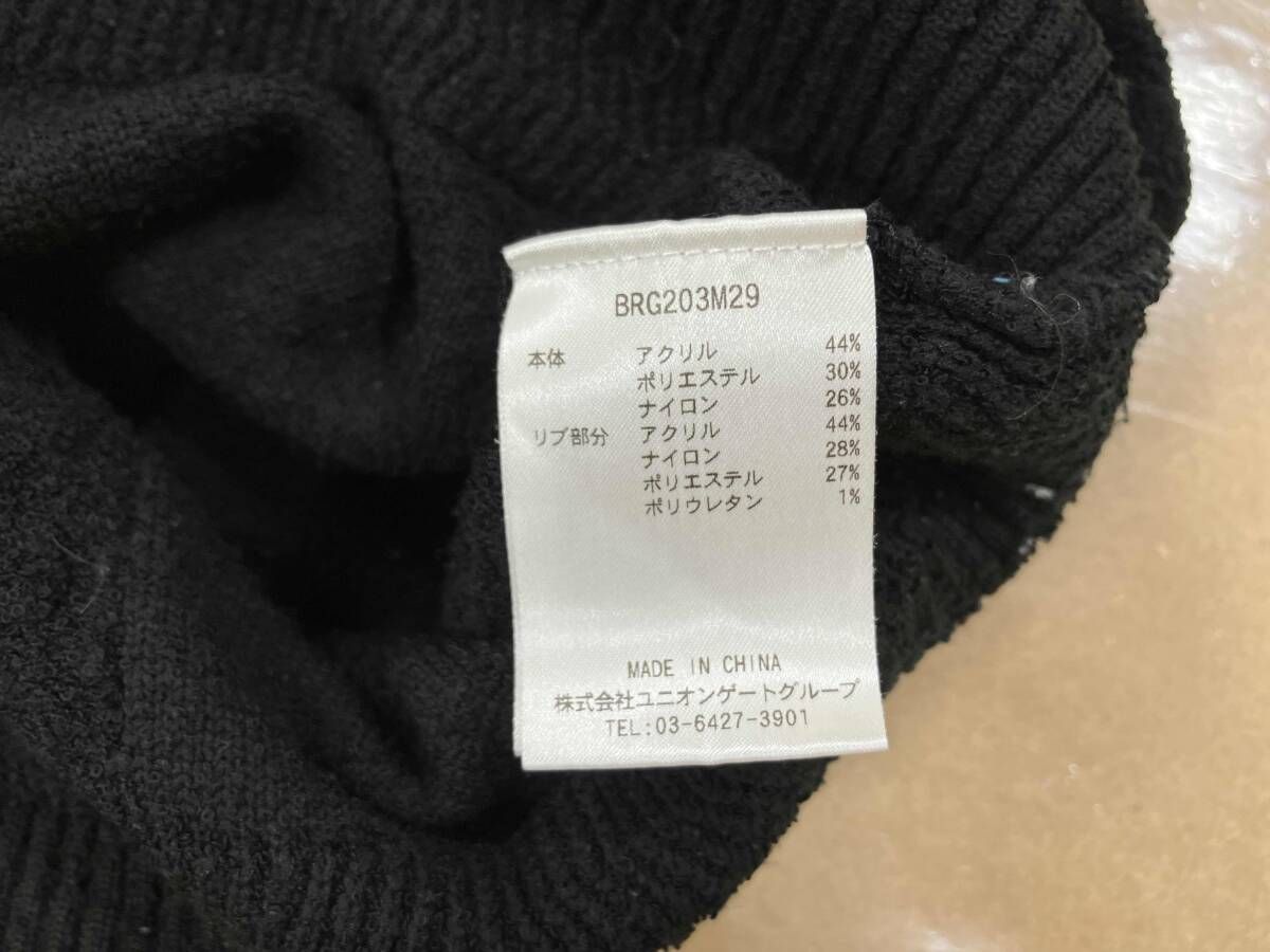 BRIEFING ニット ハーフジップ ブラック BRG203M29 秋 - メルカリ