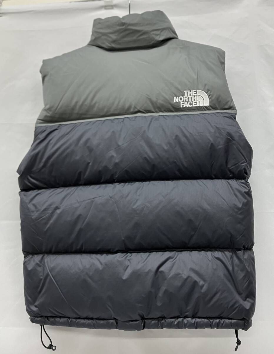 THE NORTH FACE ザノースフェイス ND 92557 ヌプシベスト ダウンベスト グレー系 サイズS
