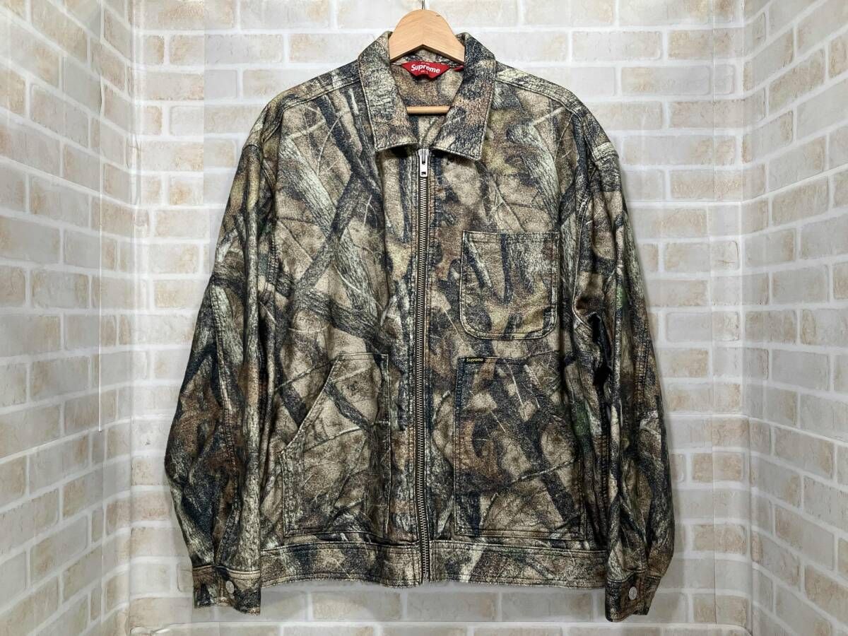 Supreme Moleskin Work Jacket リアルツリー シュプリーム Moleskin Work Jacket リアルツリーカモ 23AW Lサイズ