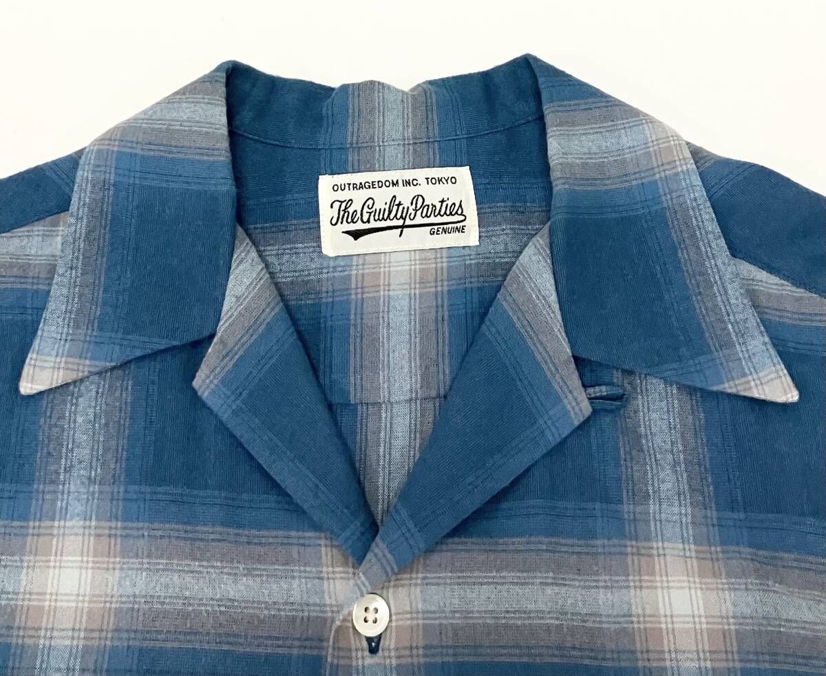 WACKO MARIA ワコ マリア 長袖シャツ サイズXL オンブレブルー