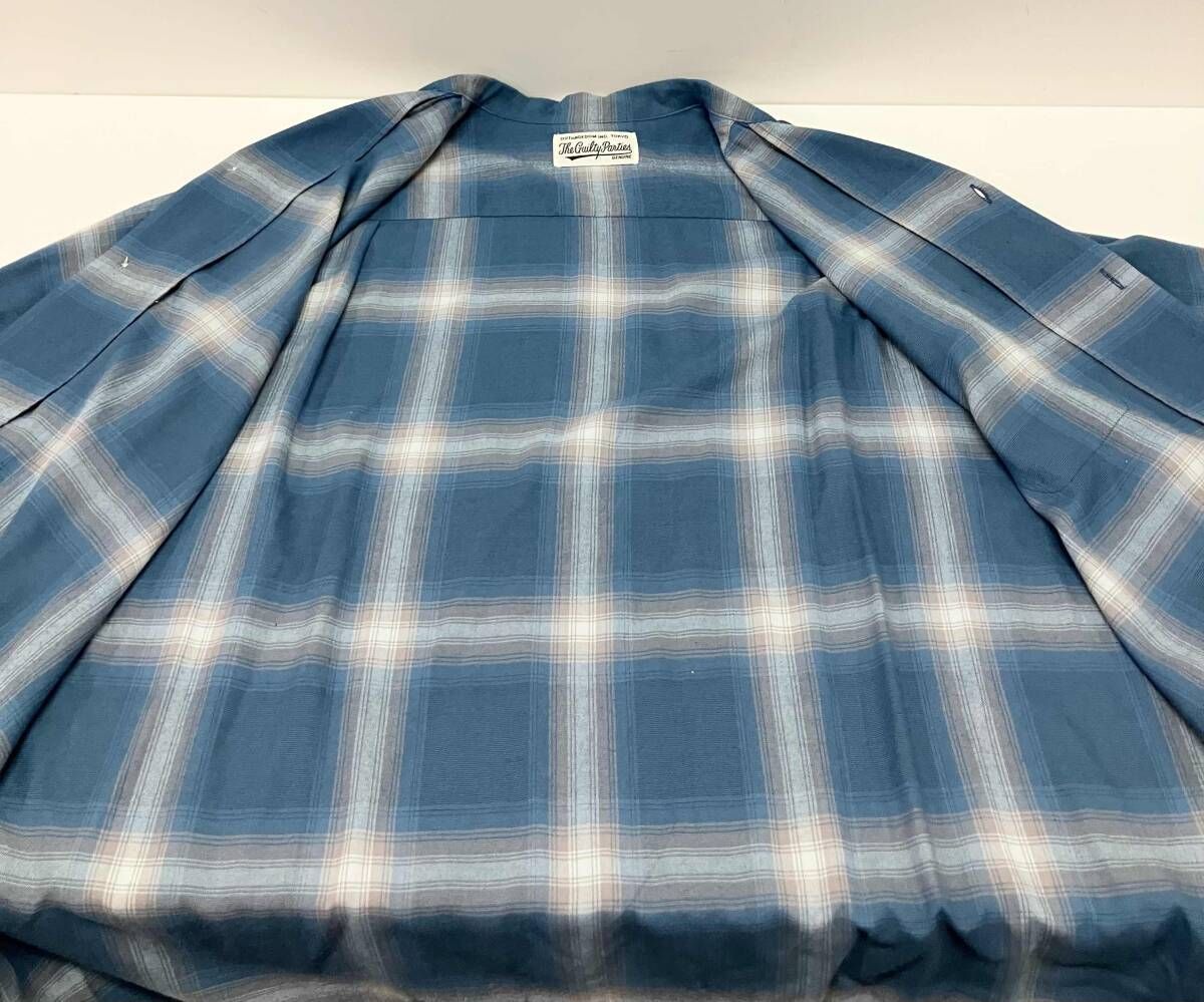 WACKO MARIA ワコ マリア 長袖シャツ サイズXL オンブレブルー