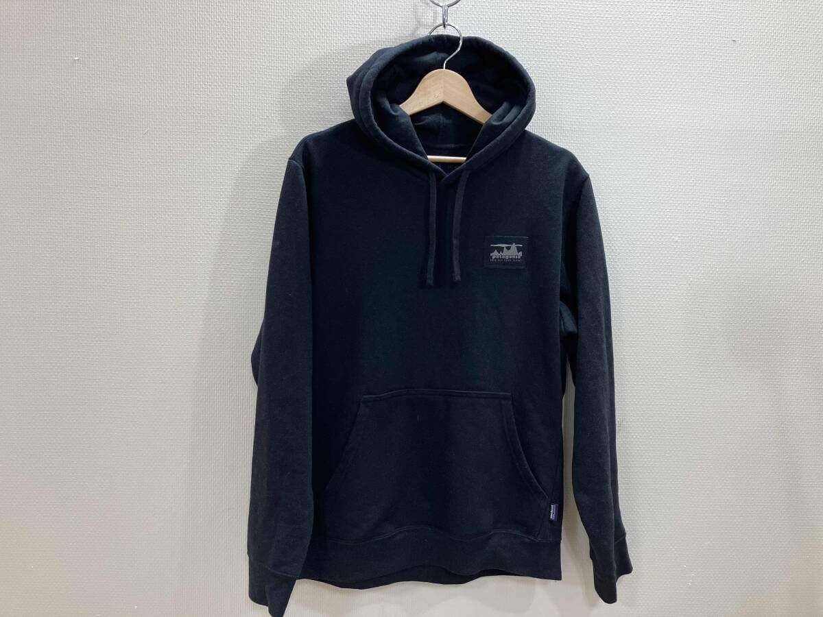 Patagonia パタゴニア 裏起毛プルオーバーパーカー 被りスウェットパーカー スウェットパーカー パーカー 黒杢 冬