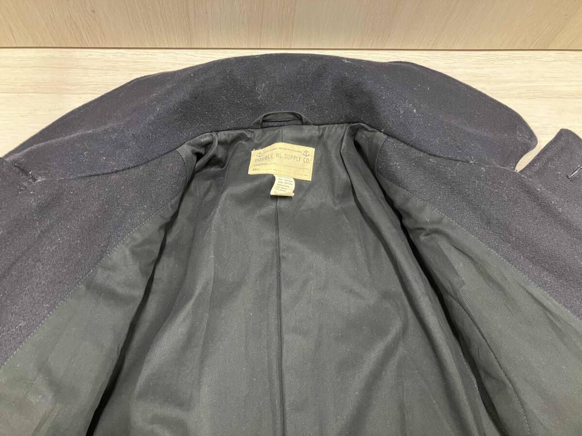 DOUBLE RL ピーコート Mサイズ ネイビー RRL ダブルアールエル - メルカリ