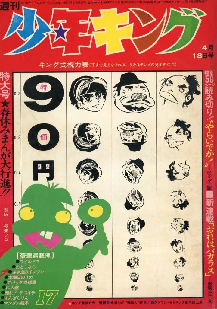 別冊少年キング  1971 4月号 中古】コミック雑誌 週刊少年キング 1971年4月18日号 17 - メルカリ