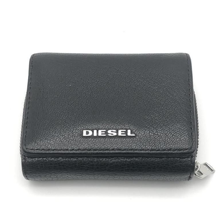 DIESEL 三つ折り財布 ブラック ディーゼル 10