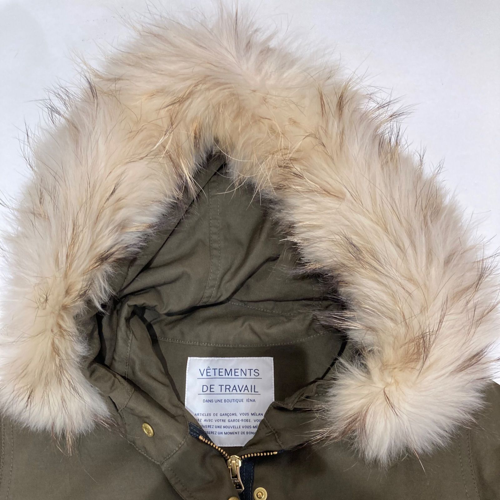 IENA VETEMENTS イエナ ヴェトモン ファー付き モッズコート インナー
