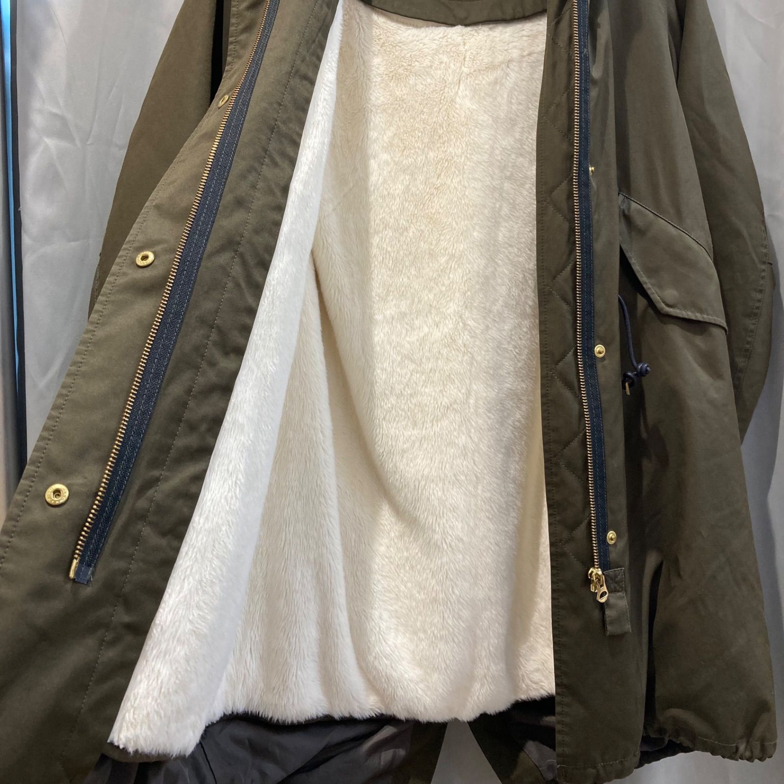 IENA ヴェトモン＆イエナ ライナー付き モッズコート 38 カーキ モッズコート IENA 38 IENA⭐︎イエナ モッズコートインナーボア付き