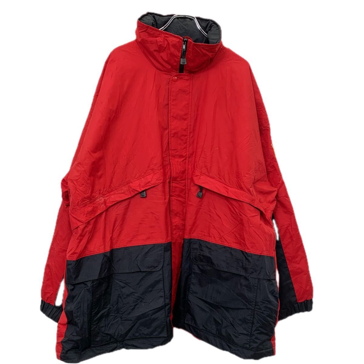 90s HARTWELL ViaSport ナイロンジャケット XXL レッド ブラック