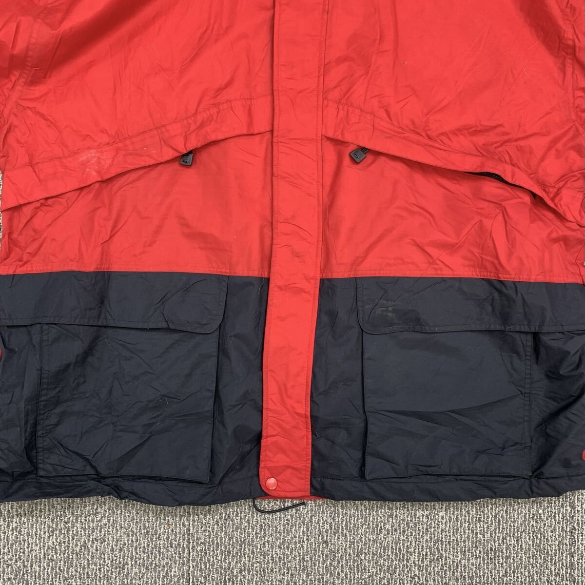 90s HARTWELL ViaSport ナイロンジャケット XXL レッド ブラック