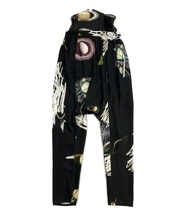 ヴィヴィアンウエストウッド PLANET柄 コルセット付きパンツ 23 SS メンズ SIZE 40 VIVIENNE WESTWOOD