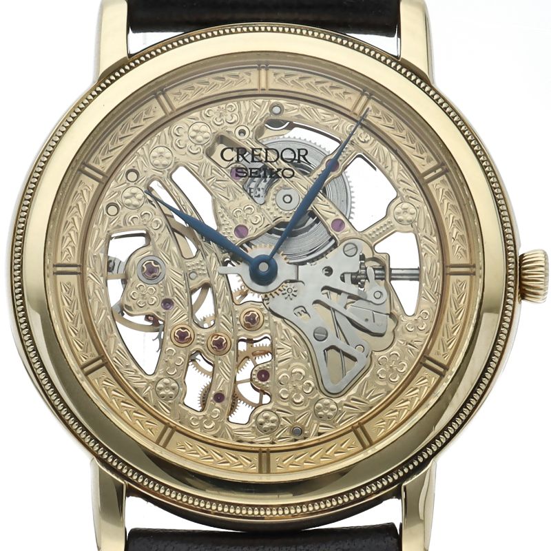 セイコー クレドールシグノ スケルトン ウォッチ 34.7mm GBBD986/6899