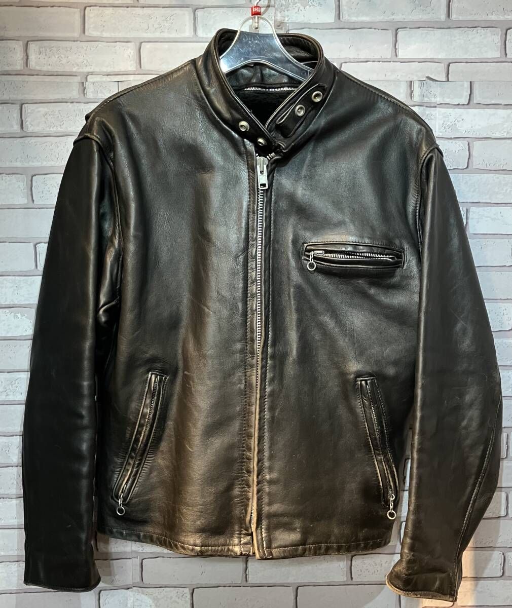 Schott シングルライダース ブラック SCHOTT ショット シングル