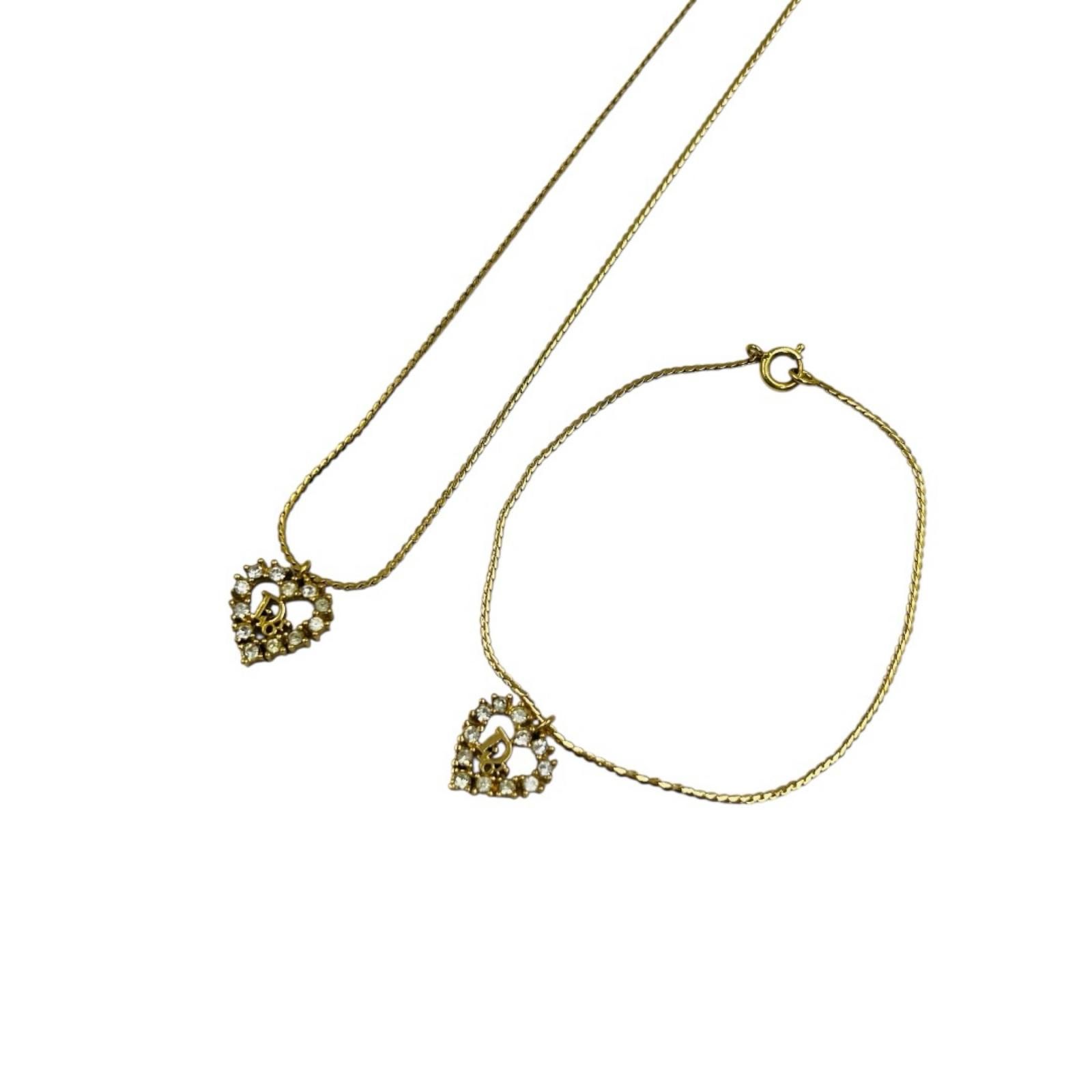 レディース Christian Dior クリスチャンディオール ロゴ ハート 