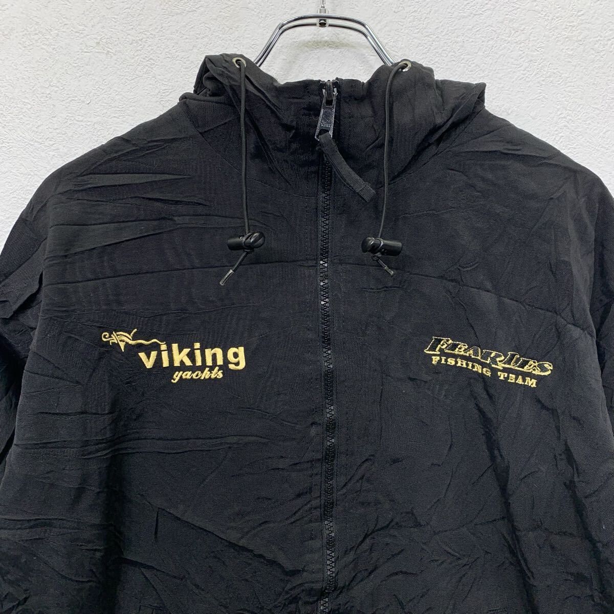 90s Cabela's ジャケット S ブラック カベラス フード ブルゾン 秋冬物