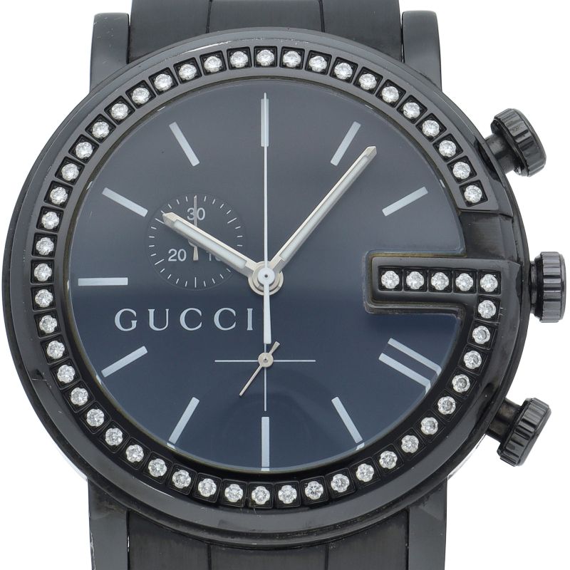 グッチ Gラウンド クロノグラフ ウォッチ ダイヤベゼル 101M/YA101340 グッチ Gラウンド クロノグラフ ウォッチ ダイヤベゼル 101M/YA101340