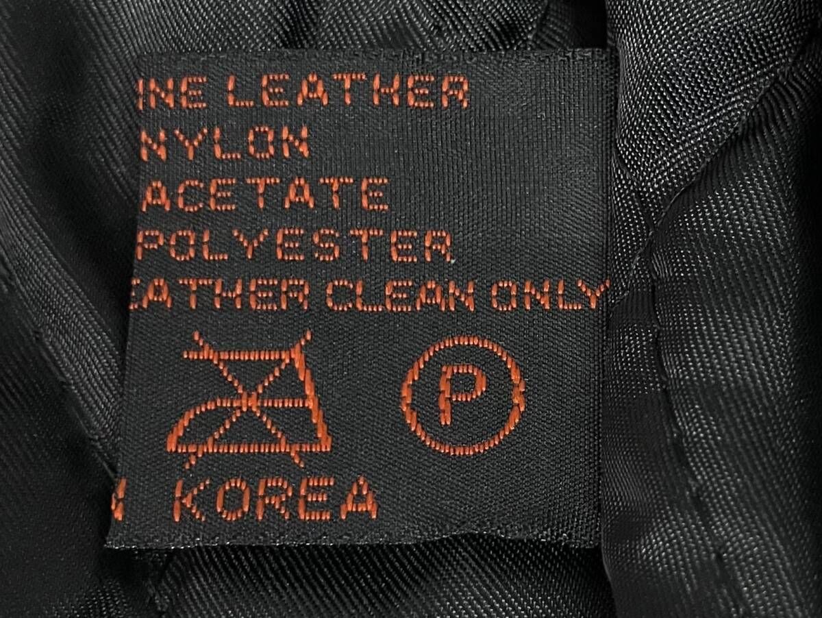 R.B.C アールビーシー シングルライダース サイズ38 本革 ナイロン